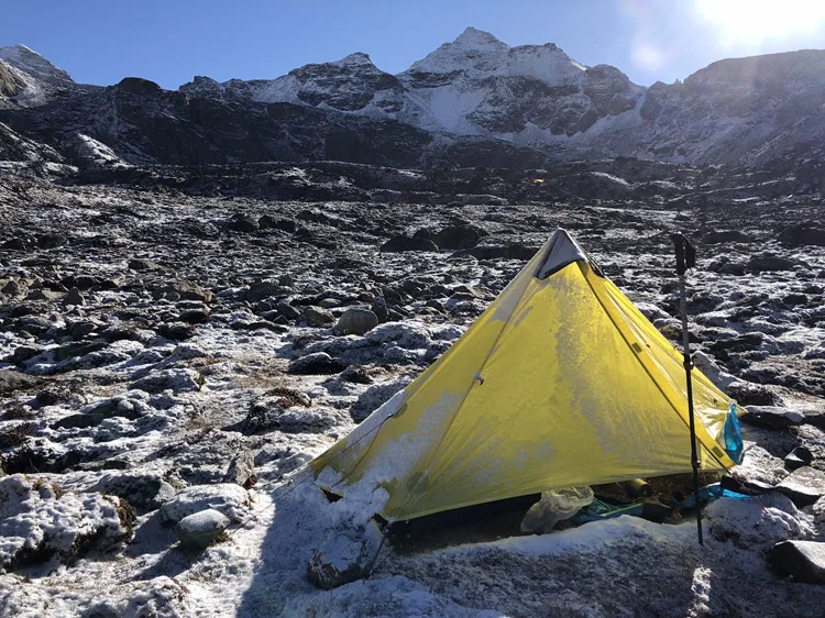 3F UL GEAR Lanshan 1 палатка Oudoor 1 человек Сверхлегкая палатка для кемпинга 3 сезона профессиональная 15D Silnylon Бесшумная палатка