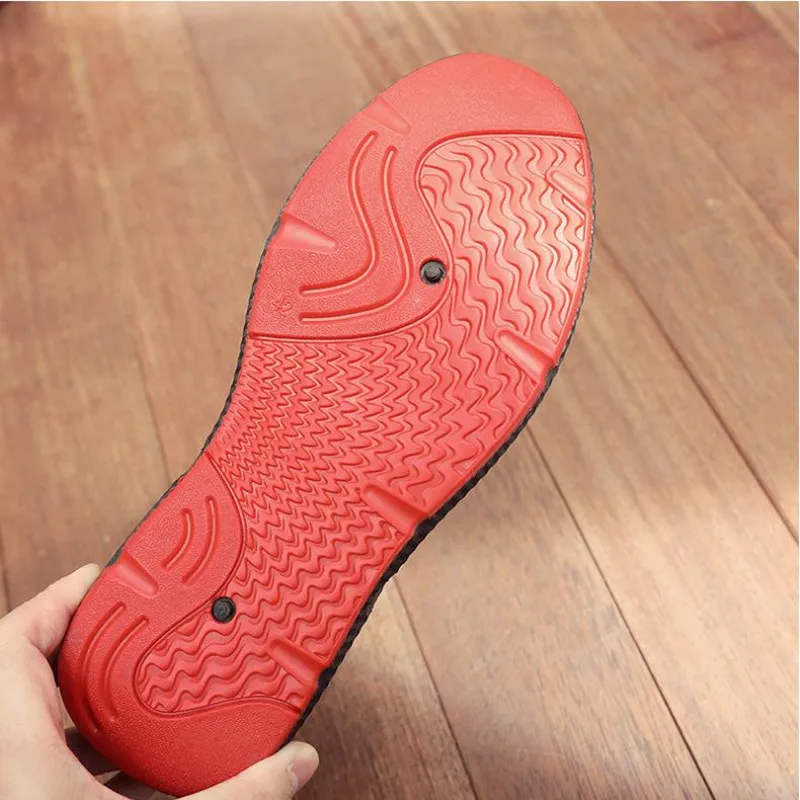 New summer men's net shoes Korean version of the hollow breathable mesh panel large size foreign trade sports | Обувь