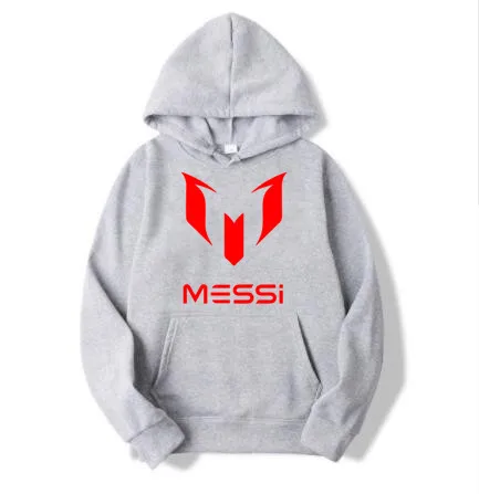 Новинка 2019 г. толстовки с капюшоном Lionel Messi мужские Смешные длинным рукавом и