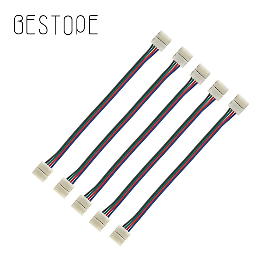10 шт. 20 штук мм 4 Pin Светодиодные ленты разъем для 5050 RGB светильник SM Мужской