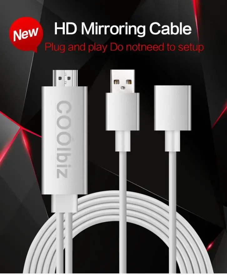 2017 XinSiLu Lightning-HDMI адаптер 1080P Lightning Кабельный для iPhone iPad JU15 Прямая поставка |