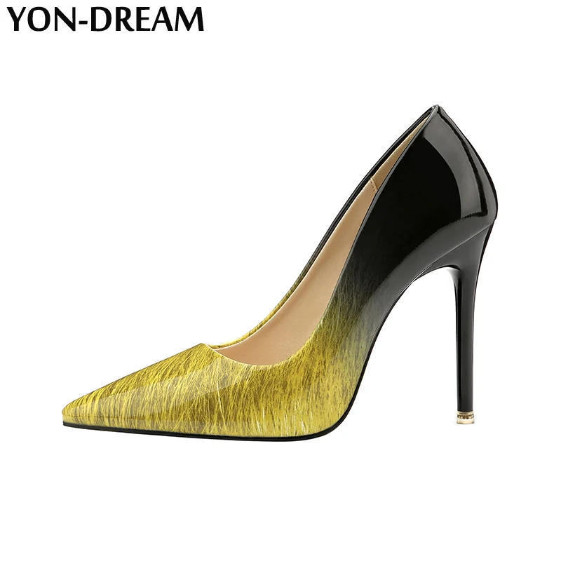 Yon-Dream/женские туфли-лодочки на высоком каблуке коллекция 2018 года пикантные