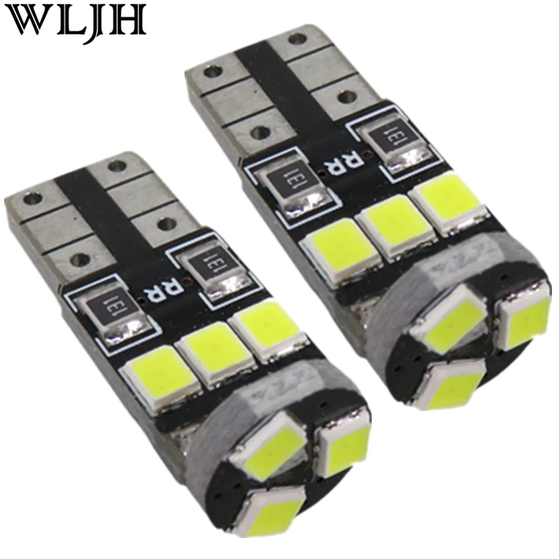 WLJH 6x Canbus T10 LED W5W Light 2835 SMD автомобильное освещение купольная карта дверь