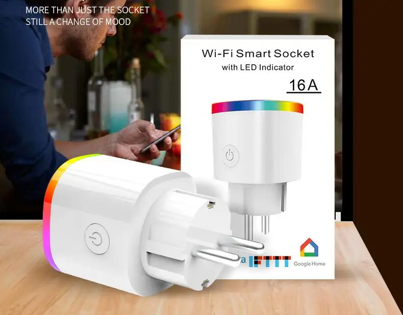 Умная розетка Tuya Smart Life App Outlet EU US AU UK JP Польша Корейская вилка, Google Home IFTTT