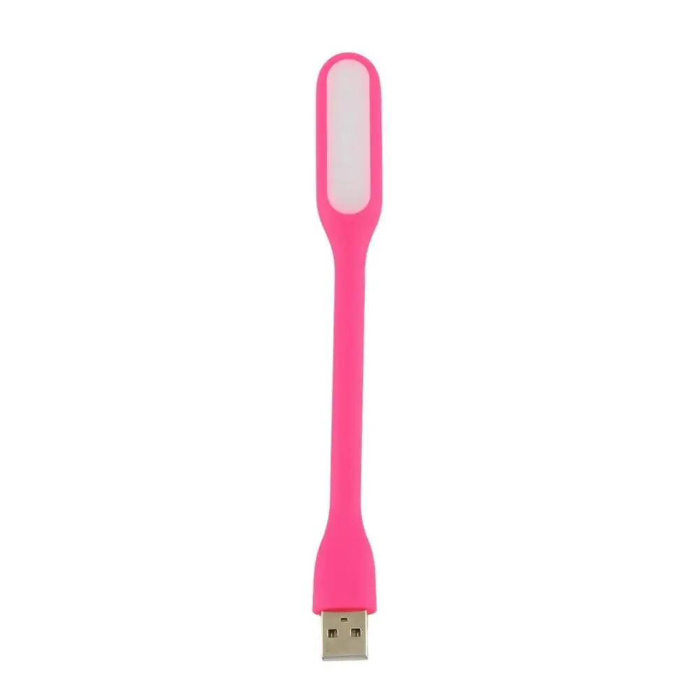 Розовый Flexible USB LED Light Computer Tablet Laptop USB LED Light Lamp Flexible Ultra Bright for Notebook PC Power Bank Partner - Цвет: Розовый