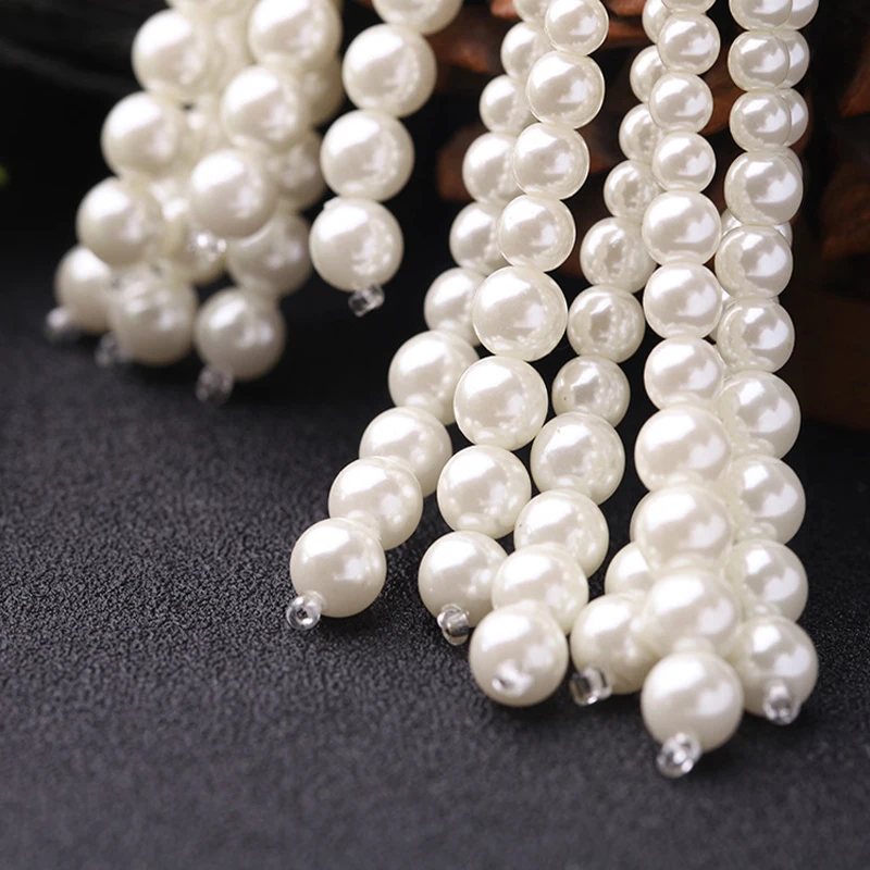 PINKSEE Luxury Simulated Pearl Earrings Long Tassel For Women Wedding Jewelry Party Bijoux Fine Gift | Украшения и аксессуары