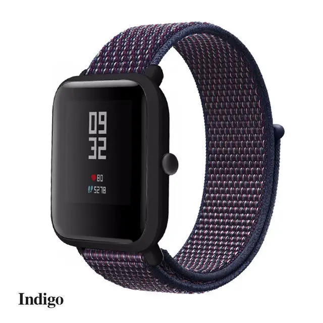 Нейлоновая петля тканый ремешок для Xiaomi Amazfit ремешок Bip часы ремешок для Huami Amazfit Bip/GTS Смарт часы браслет - Цвет: 5