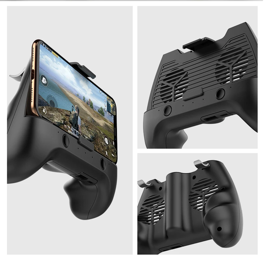 Для Pubg игровой контроллер встроенный охлаждающий вентилятор l1r1 шутер пусковая кнопка огня с радиатором для смартфона Bluetooth