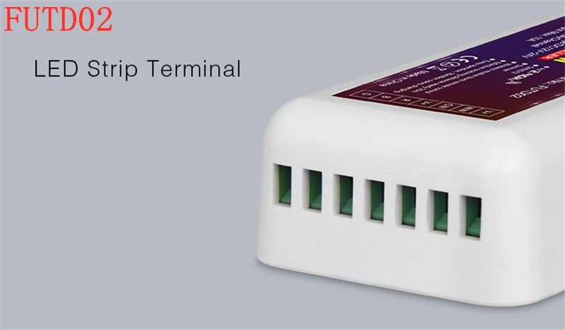 2.4G RF Wireless Mi Light FUTD02 DMX512 RGBWW/CW strip controller RGB+CCT control panel controllable DC12V-24V | Лампы и освещение