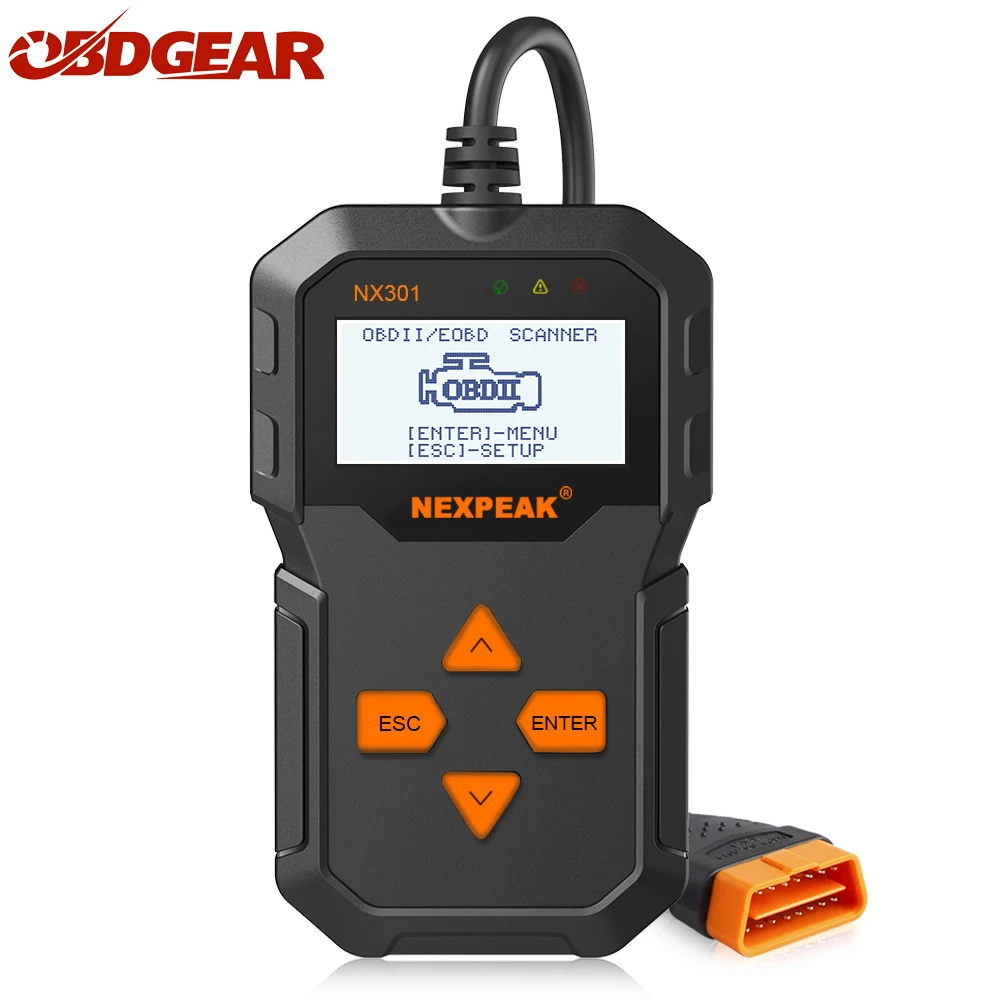 NX301 OBD2 автомобильной сканер OBD автомобиля инструмент диагностики в русский код