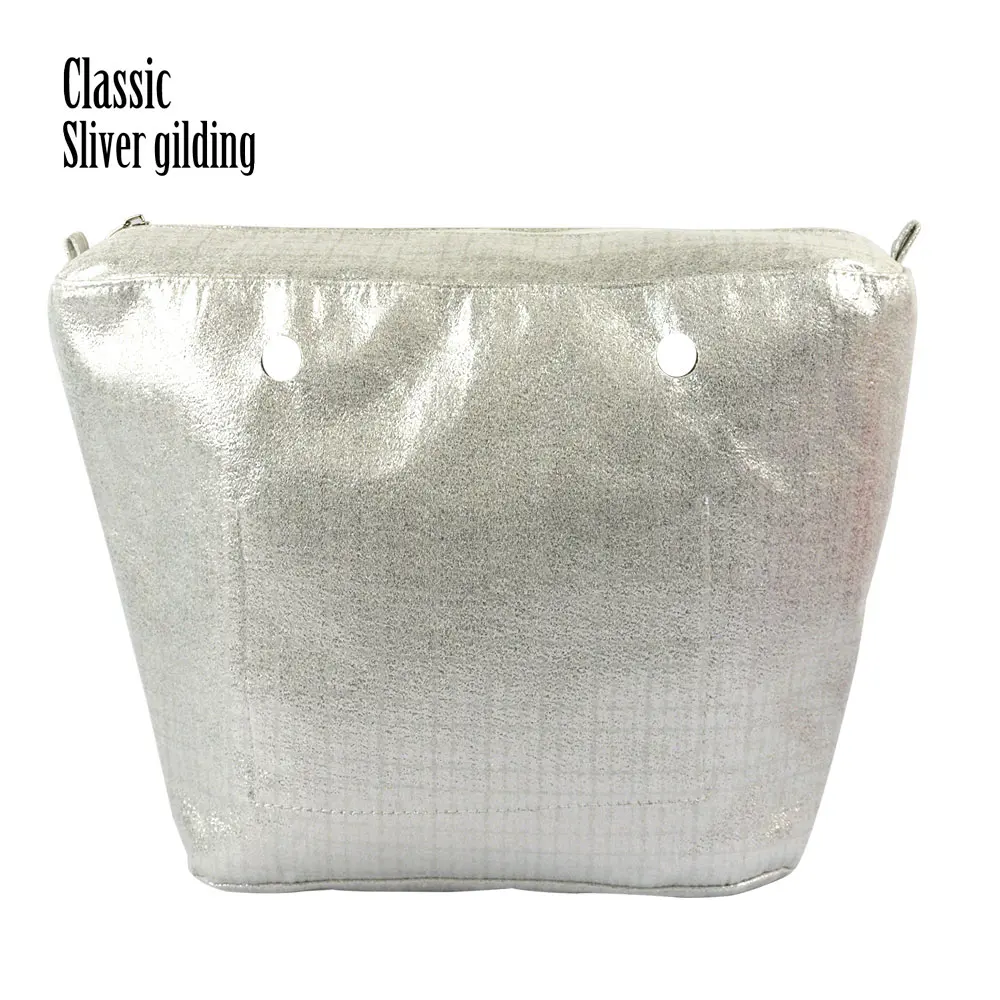 Classic Silver TANQU 1 шт Obag внутренняя позолоченная Водонепроницаемая вставка для классической Мини O сумки женские сумки через плечо сумки - Цвет: Classic Silver