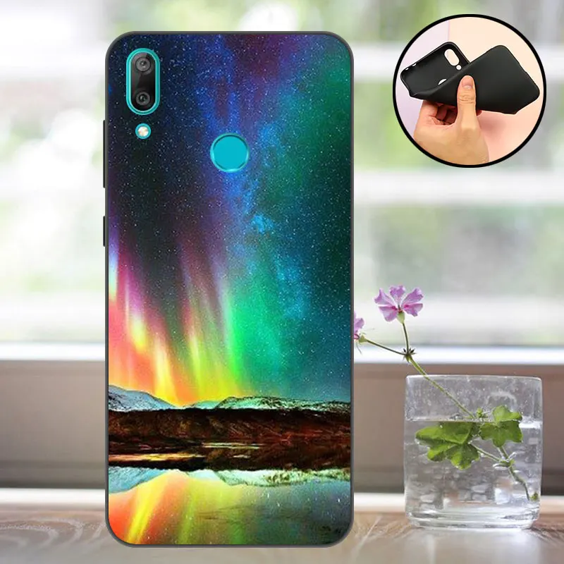 Coque huawei Y6 2019 силиконовый чехол мягкий для телефона MRD LX1 LX1F премьер профессионал