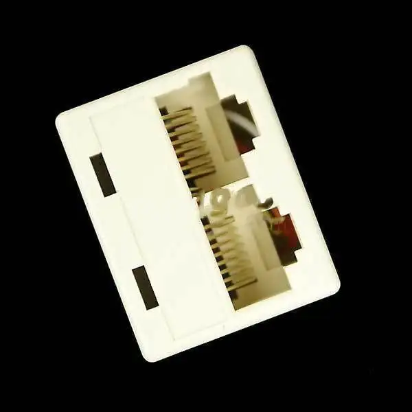 DragontailPeak New RJ45 Network Cable 1-to-2 Female-Female Spliter Coupler |