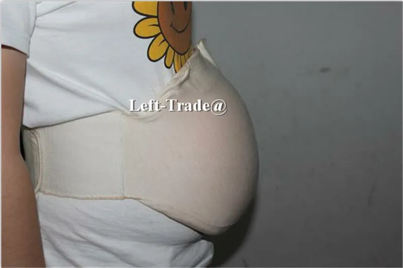 5 ~ 6 месяцев Размер ребенка искусственный силиконовый живот для беременных