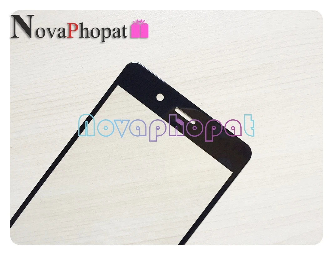 Novaphopat черная стеклянная панель для Nokia 2 3 5 6 7 8 1 plus Замена стеклянного экрана