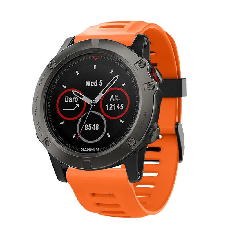 Силиконовый спортивный ремешок для часов Garmin Fenix 5X Fenix6X Plus 3 Fenix3 браслет|Ремешки