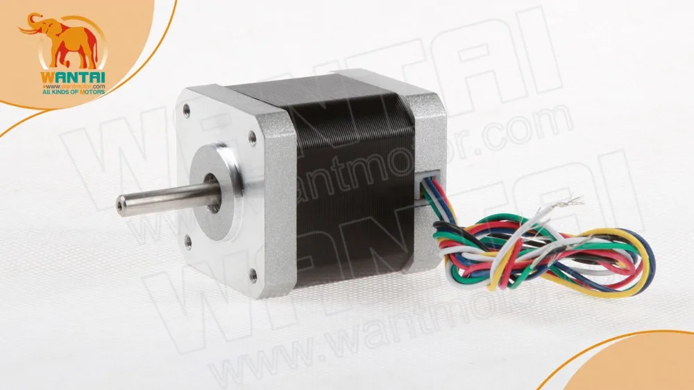 1 шт. wantai Nema17 шагового двигателя 42BYGHW208 2800g cm 28N. см 40 мм 0 4 проводов ЧПУ mills резаки
