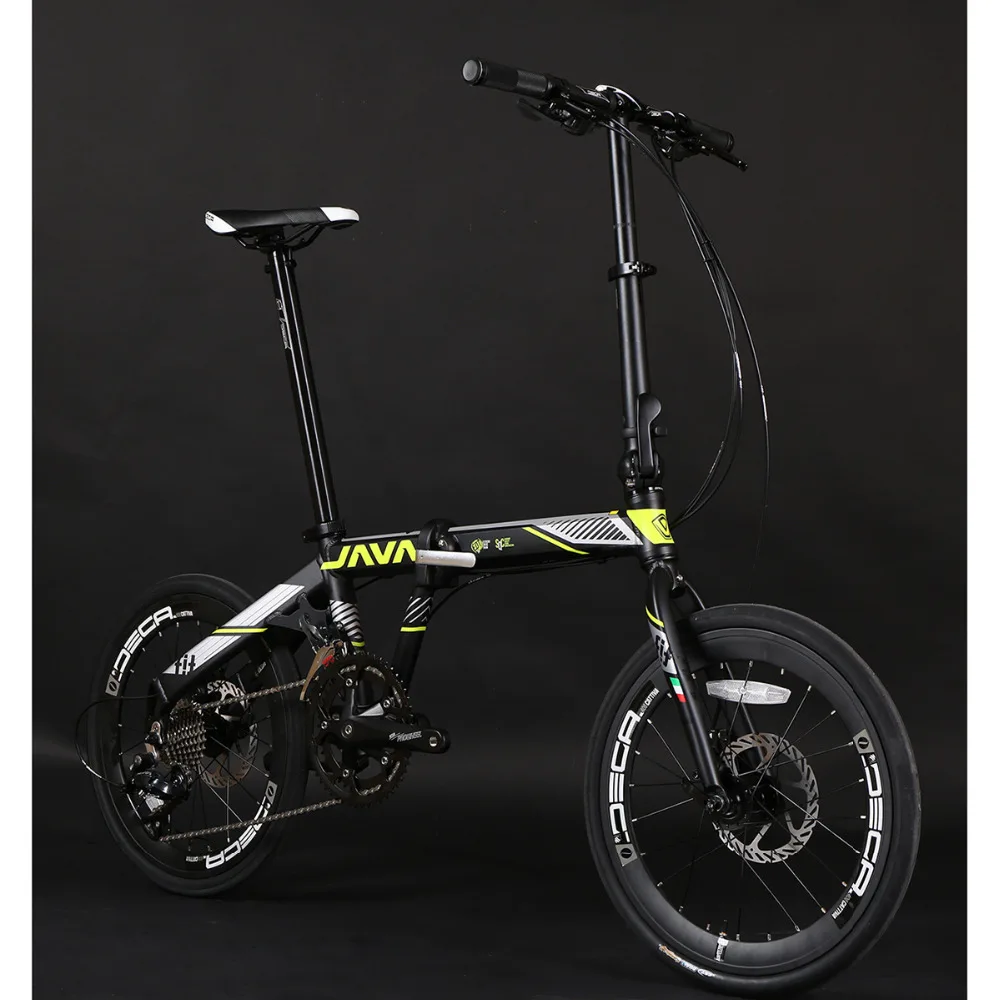 JAVA FIT 18 D алюминиевый складной велосипед для взрослых 20 &quot406 колеса скоростей