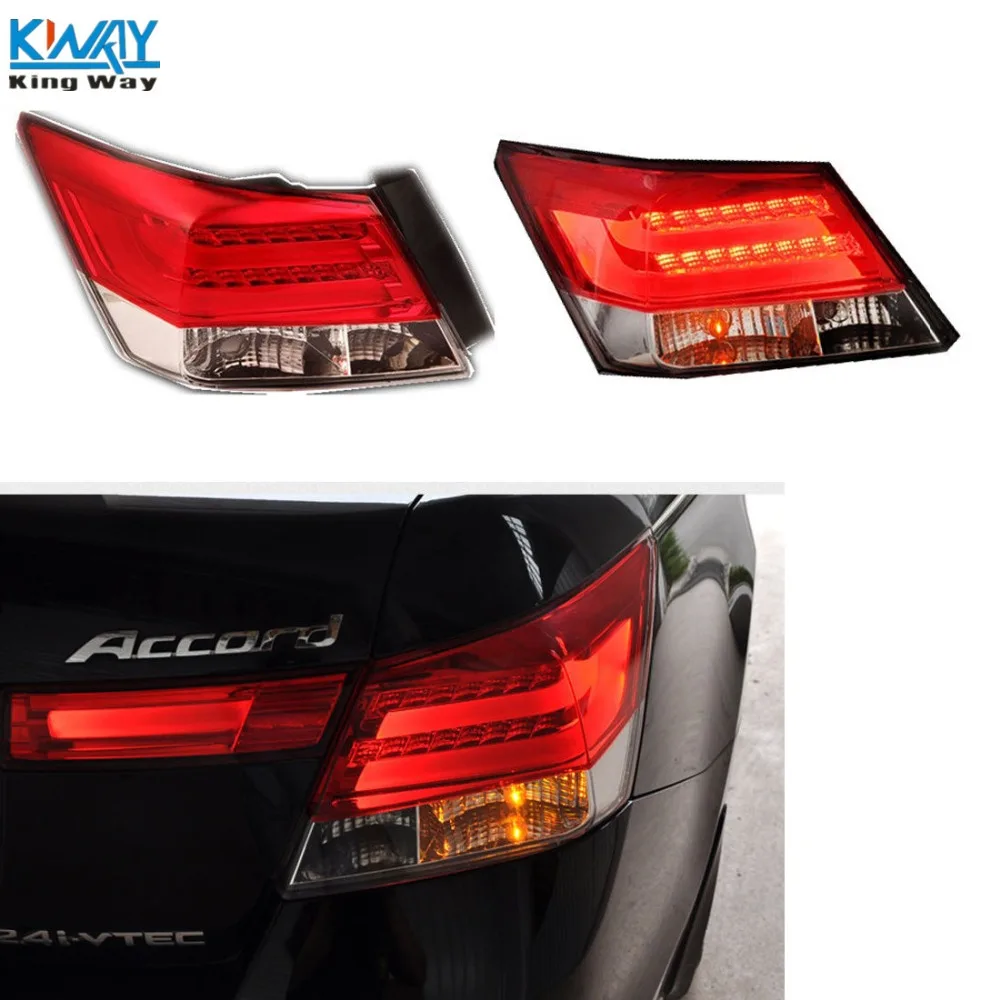 Задние светодиодные стоп сигналы KW для Honda Accord LH + RH Sedan 4 Door 2008 2012|light for|tail lightled tail