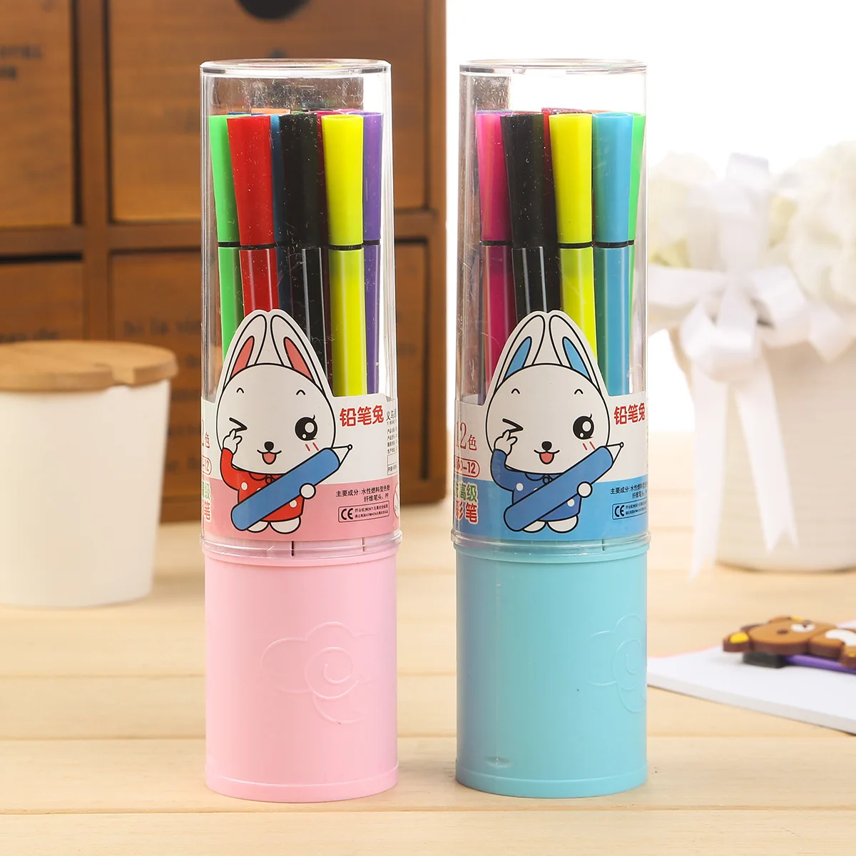 Ручка для рисования акварелью 12 цветов|cartoon drawing tools|color drawingpainting supplies |