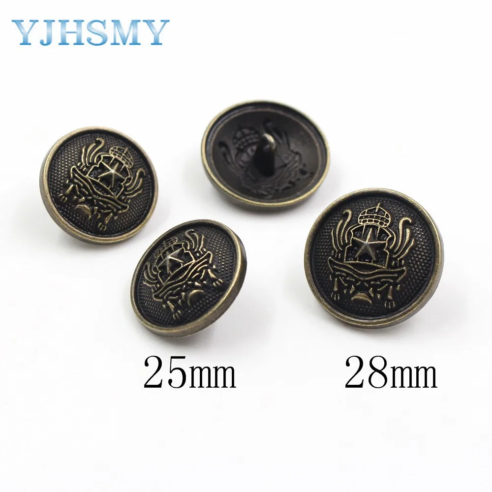 YJHSMY 179261 модные ретро металлические кнопки DIY аксессуары для одежды ручной работы