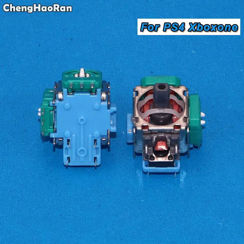 Blue ChengHaoRan 10 шт. джойстик 3D аналоговый датчик модуля запчасть для Playstation 4 PS4 для Xbox один контроллер - Цвет: Blue
