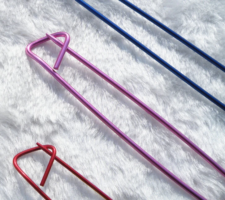 Бесплатная доставка DIY шерсть ткацкие инструменты Нескользящие цвет алюминия