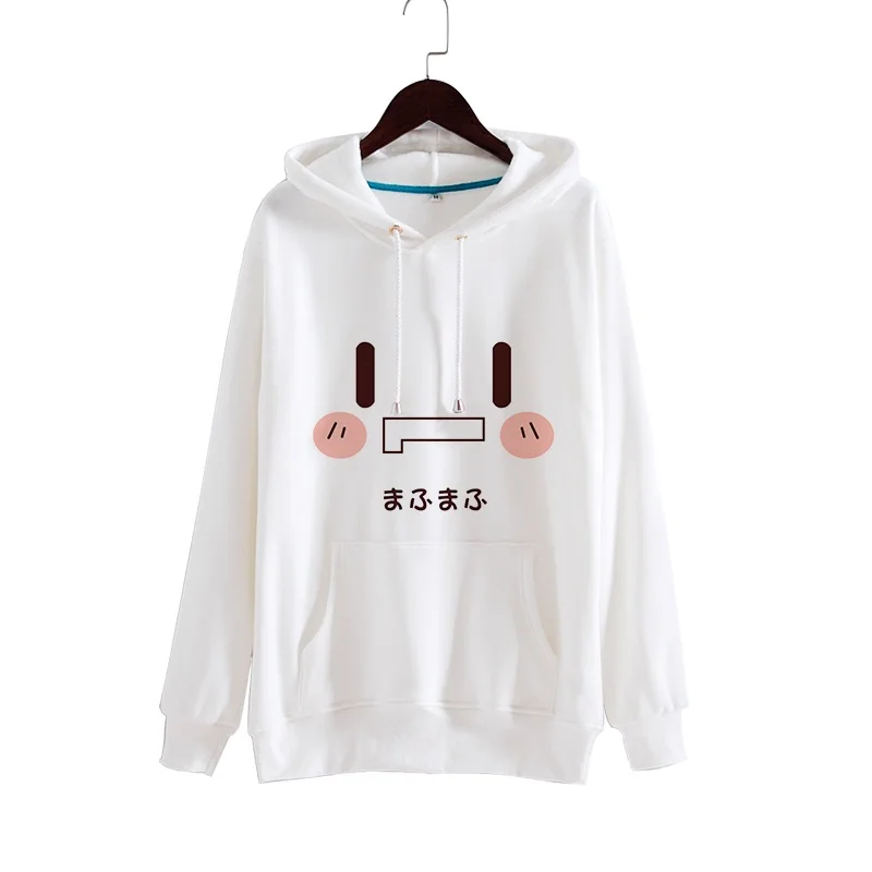 Унисекс японское аниме Cos Нико мафумафу пуловер с капюшоном Толстовка куртка