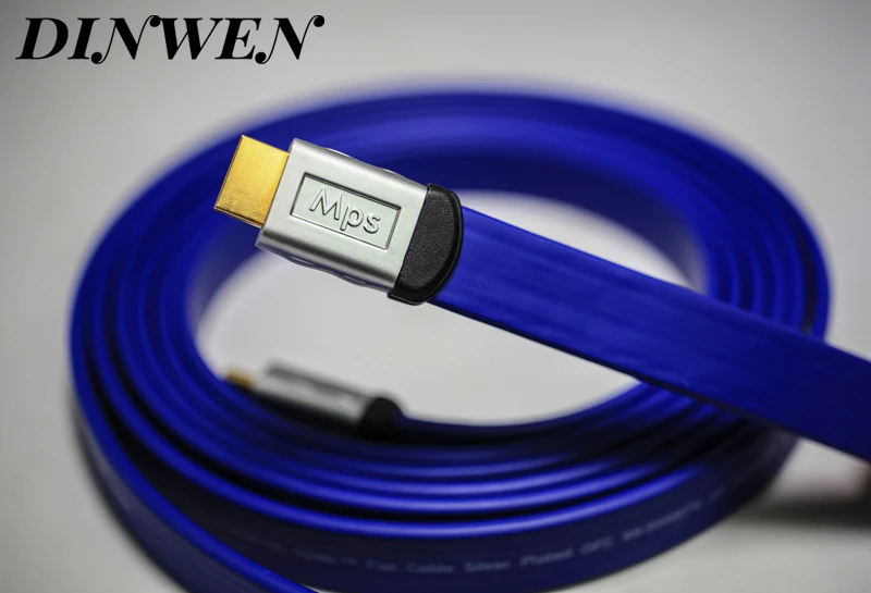 MPS Кабель HDMI 2 0 с посеребренным позолоченным разъемом 5N OFC + 3D 24AWG 4K X 2K возврат аудио