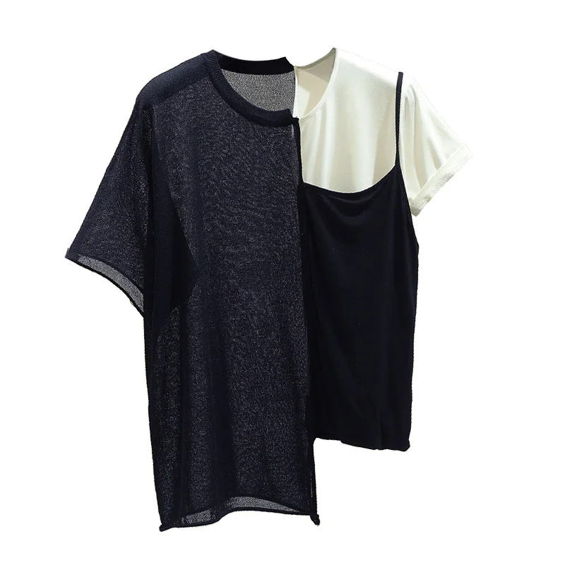 Женская хлопчатобумажная рубашка в Корейском стиле с единорогом Повседневная