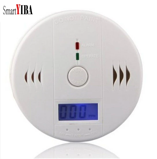 SmartYIBA LCD CO Carbon Monoxide Sensors & Alarm Security Protection Wireless Fire Alarm Sensor CO Carbon Poisoning Detector SmartYIBA LCD CO Carbon Monoxide Sensors & Alarm Security Protection Wireless Fire Alarm Sensor CO Carbon Poisoning Detector