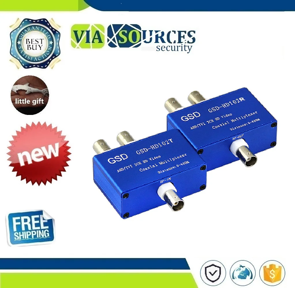 Новый 2CH Ahd Hdtvi Hdcvi 1080p HD видео multiplacer2 канальный коаксиальный мультиплексор для