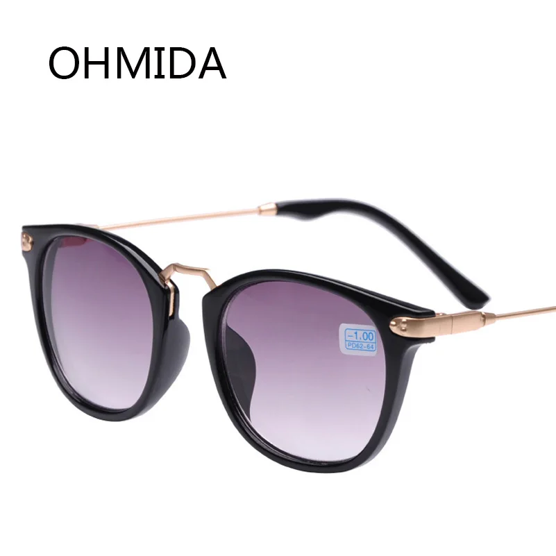 Ohmida Унисекс Близорукость Солнцезащитные очки для женщин металлические ножки Для