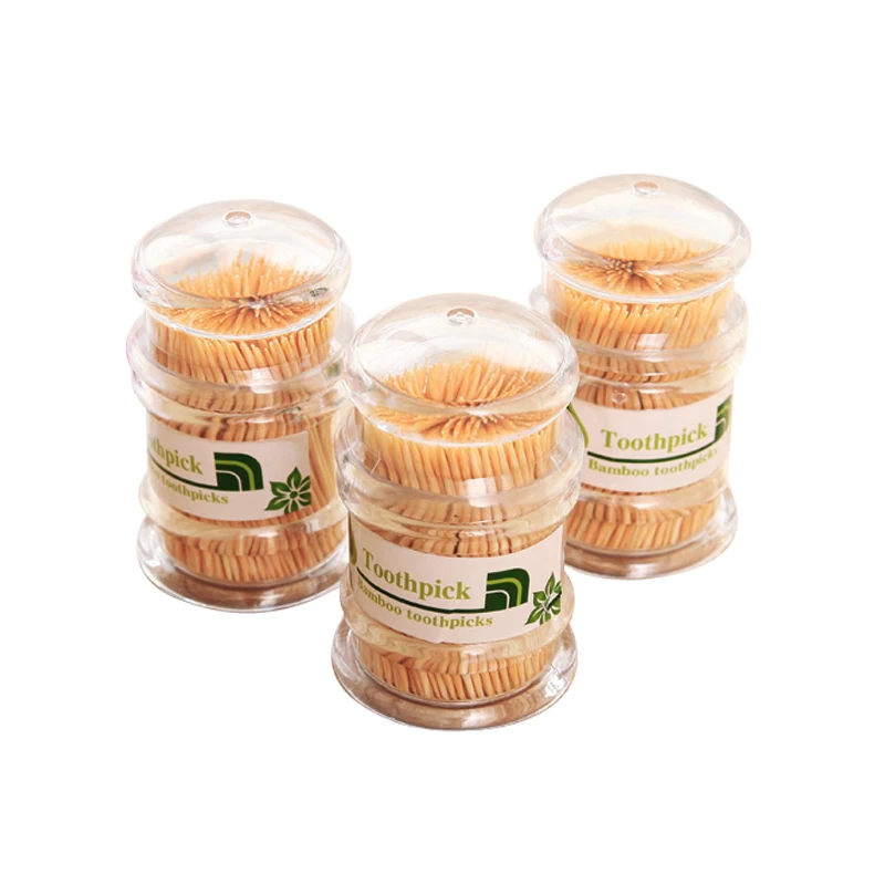 300pcs/Box Creative Natural Health Double Available Bamboo Toothpicks Home Hotel Disposable Fruit Pick | Дом и сад