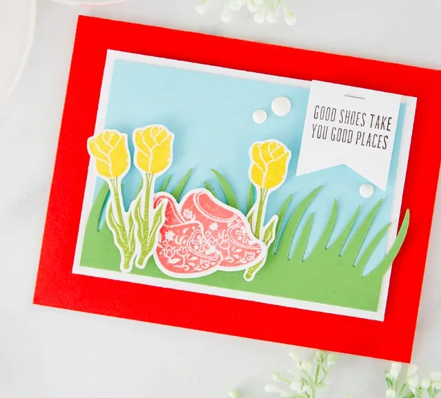 Ветряная мельница прозрачные штампы и для резки металла DIY Скрапбукинг