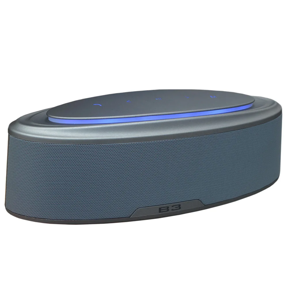 Gray 20 Вт Bluetooth Динамик Портативный Super Bass Беспроводной Динамик громкий Динамик с changging светодиодный светильник Высочайшее качество звука PK B-ose J-bl - Цвет: Gray