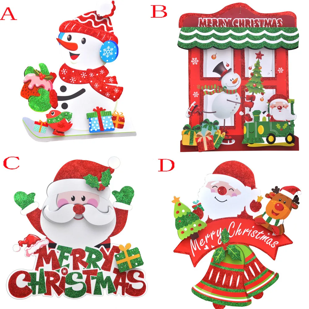 3D Романтическая Рождественская гирлянда подвесное украшение вечерние украшения