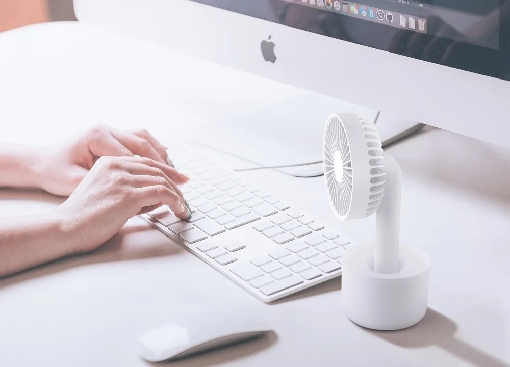 Xiaomi Mijia Daisy Fan портативный ручной с перезаряжаемой встроенной батареей 2000 мАч usb-порт удобный мини-вентилятор для умного дома
