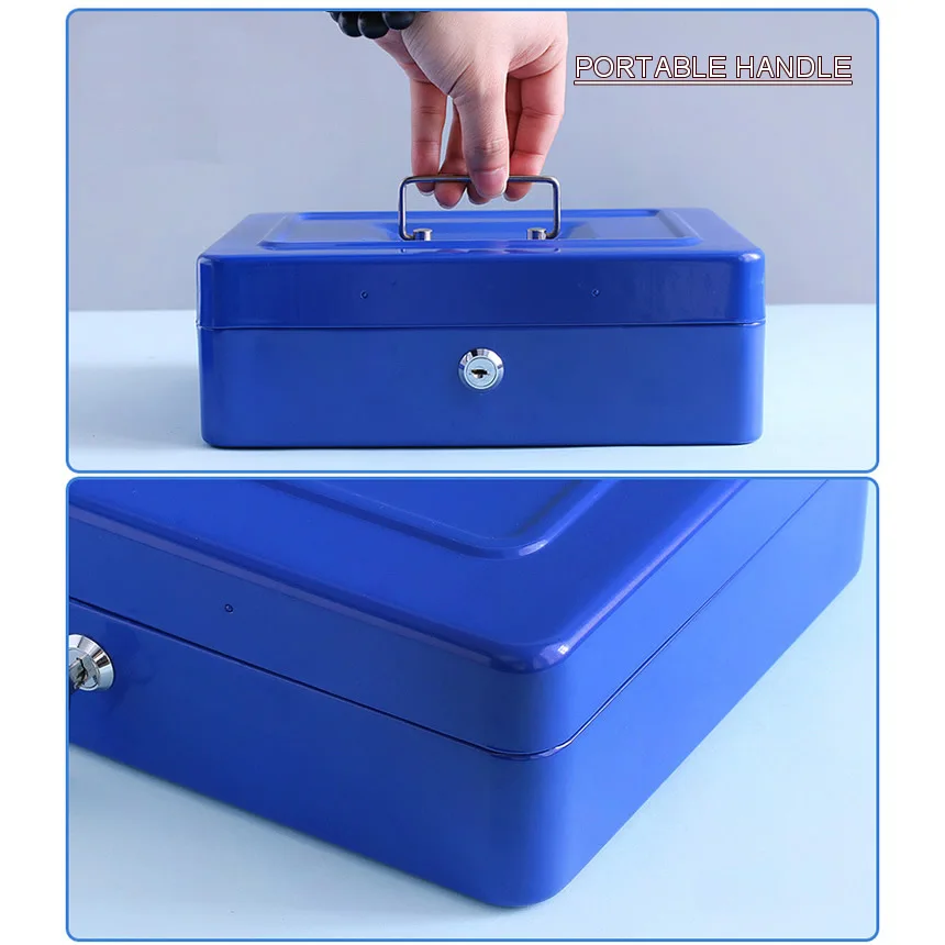 Новый портативный 12 &quotдюймовый большой безопасный Сейф для мелких денег монета