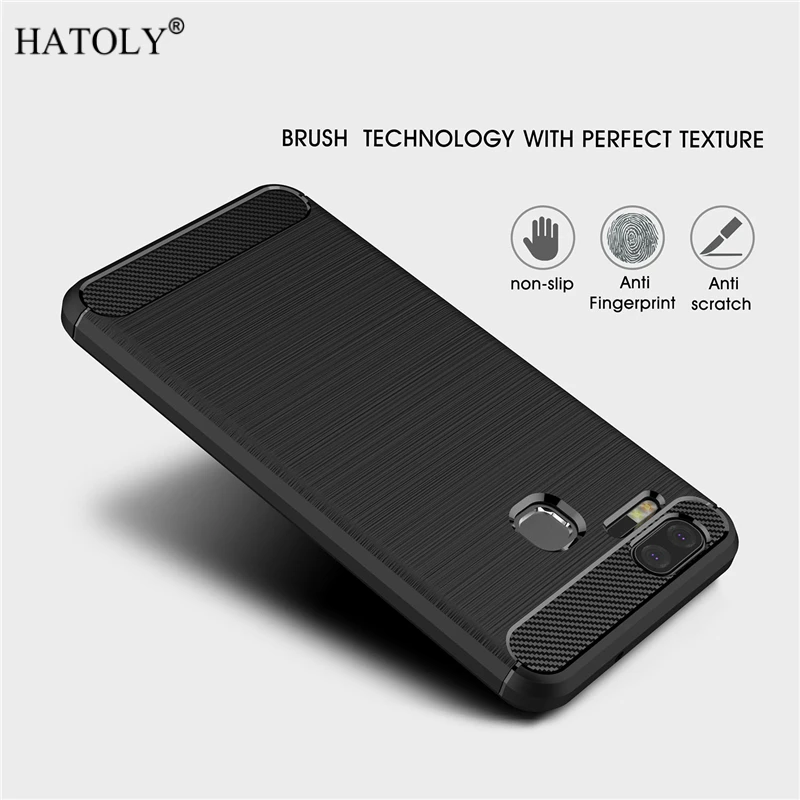 Чехол HATOLY для Asus ZenFone 3 Zoom ZE553KL мягкий резиновый и ТПУ чехол 5 5&quot - купить по