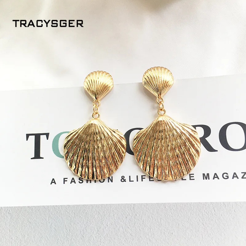 DT-84595/TRACYSGER/серьги в виде раковины | Украшения и аксессуары