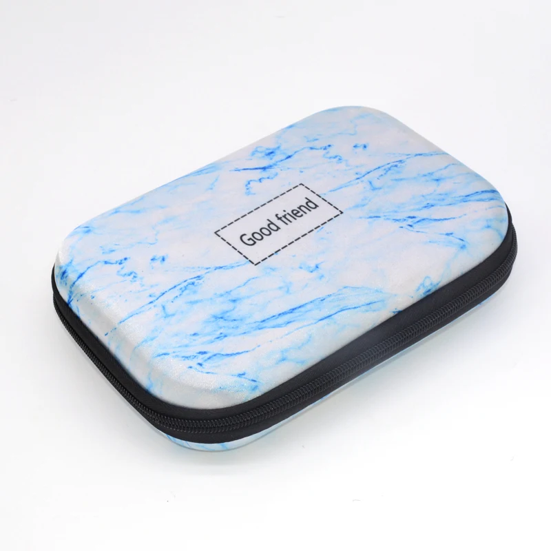 Чехол карандаш для школы с мраморным рисунком школьные принадлежности|Пеналы| |