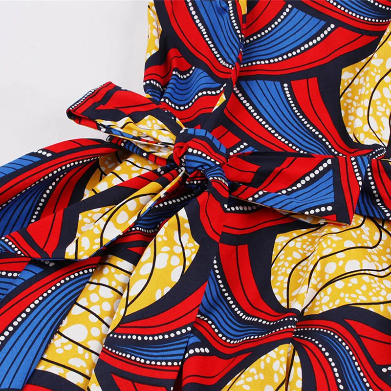 Женское платье без рукавов с поясом и цветочным принтом | Женская одежда