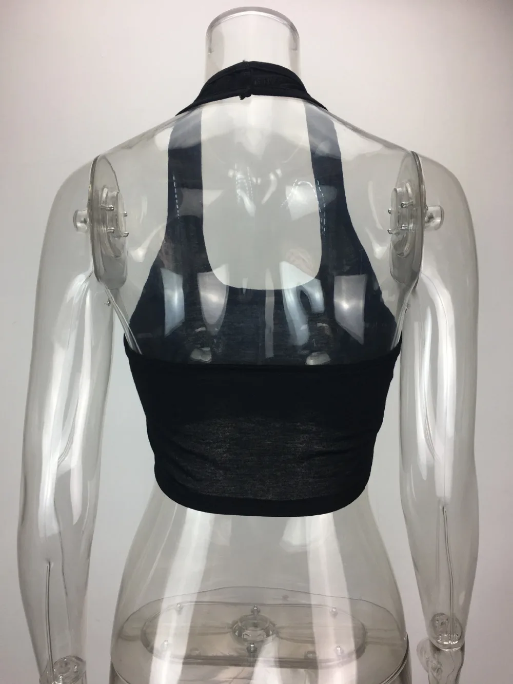 

Halter Crop top Women Sleeveless Tank Cami Fitness Vest Solid O neck 2020 Summer Bralette Tops Cortos Verano Mujer qz*