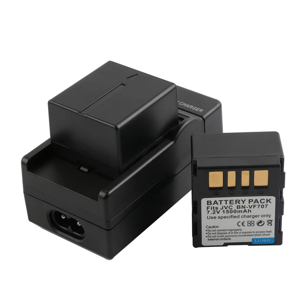 2X BN-VF707 BN-VF707U BNVF707 VF707 BN-VF714 BN-VF733 Батарейки + Зарядное устройство для JVC GR-D240 GZ-D240 GR-X5