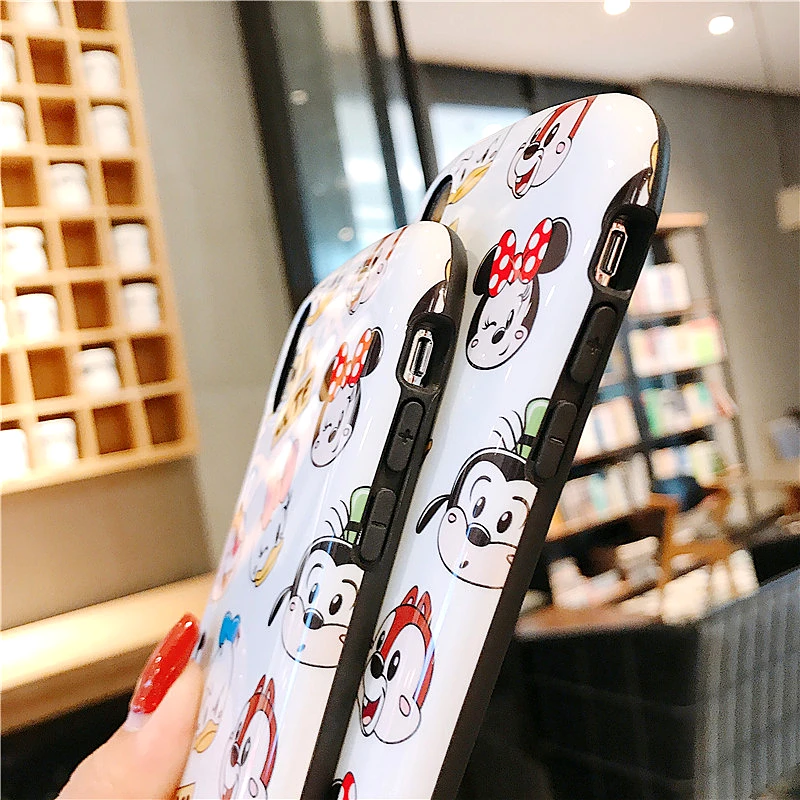 Lovely Donald Duck Mickey Mouse Cartooon Apple Case TPU Silicone Anti-Fall Fitted Cover For Iphone 6 7 8 S Plus X XR XS XSMAX |