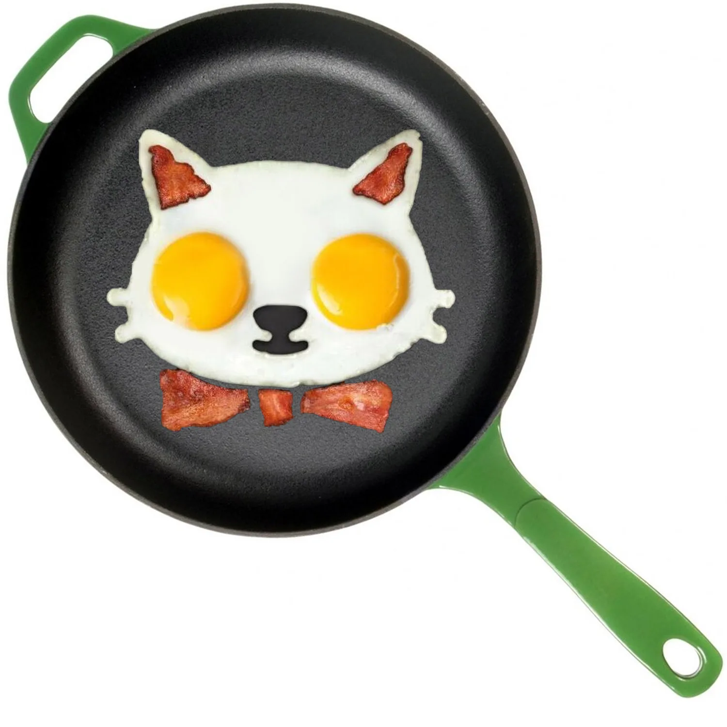 Behogar 1 шт. оранжевый силиконовый кролик мультфильм жаркое яйцо рамка яичная форма