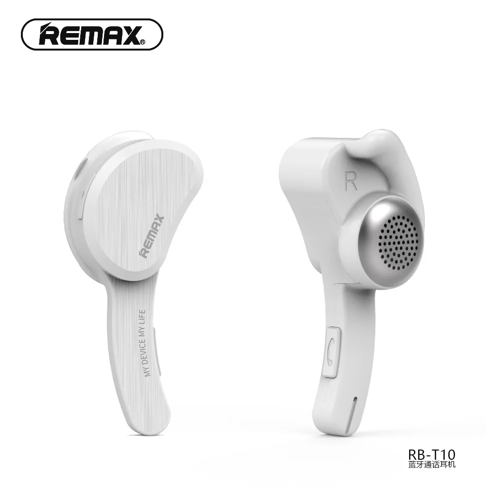 Мини Стиль 1 шт. в ухо V4.1 беспроводные Bluetooth наушники remax T10 наушники для телефона Handfree для смартфона