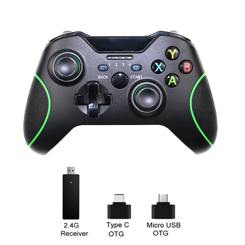 Беспроводной контроллер для консоли Xbox One 2 4G геймпад джойстик Bluetooth ПК/смартфона