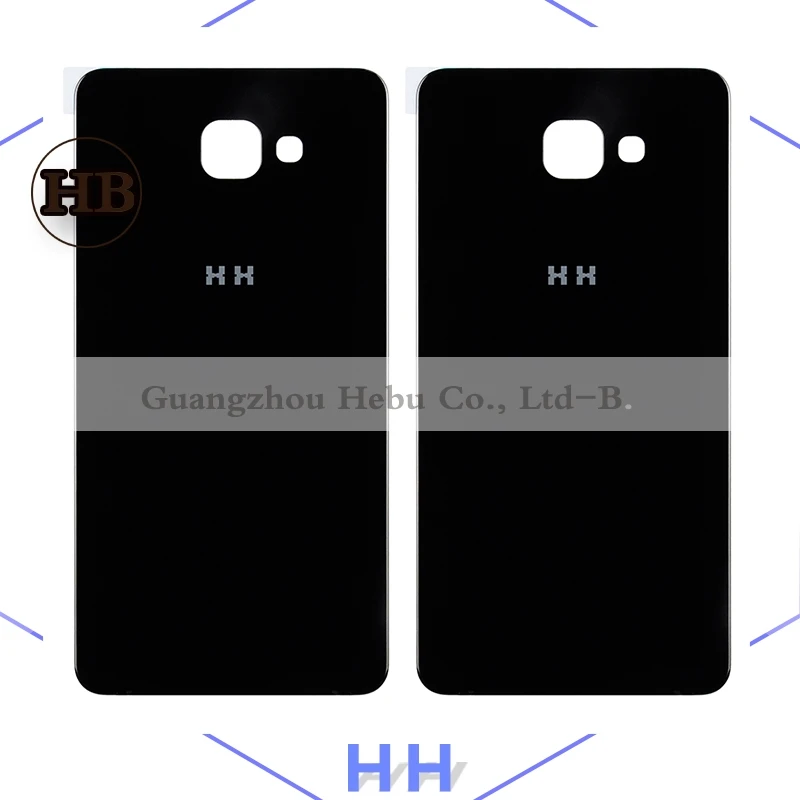 Free Russian 1Pcs HH For Samsung Galaxy A9 2016 A90 Back Battery Cover Rear Door Housing panel Case Glass New A910 back cover | Мобильные